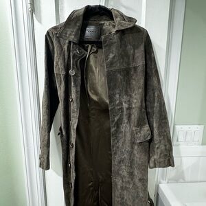 Women’s Brown Suede Coat